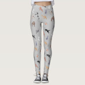 Italiaans Greyhound Whippet Hound Dogs Leggings (Voorkant)