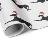 Italiaans Greyhound Wrapping Paper Kerstmis Cadeaupapier (Rol Hoek)