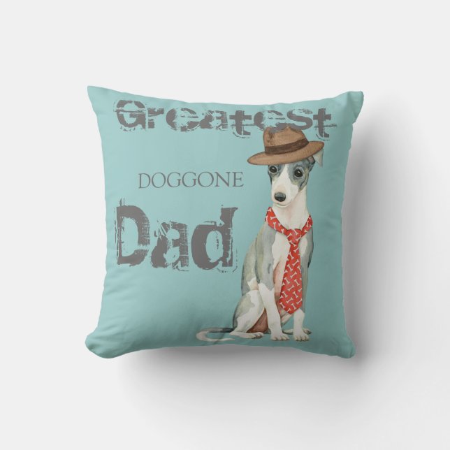 Italiaans Greyhoundpap Kussen (Voorkant)