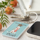 Italiaans Greyhoundpap Sleutelhanger (Voorkant Rechts)