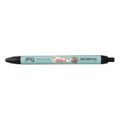 Italiaans Greyhoundpap Zwarte Inkt Pen (Voorkant)