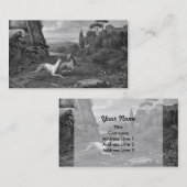 Italiaans Greyhounds Dog Drawing Visitekaartje (Voorkant / Achterkant)