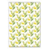 Italiaans Griekenland Citroen Citrus Bruiloft Tafe Kaart (Achterkant)