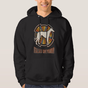 Italiaans Grieks Klassieke Retro Dog Love Hoodie