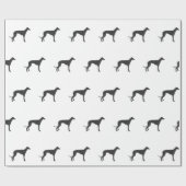 Italiaans Grieks silhouet in zwart Cadeaupapier (Vlak)