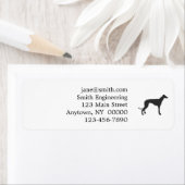 Italiaans Grieks silhouet in zwart Etiket (Insitu)