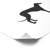 Italiaans Grieks silhouet in zwart Foto Afdruk (Hoek)