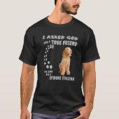 Italiaans Griffon Dog mam Bracco Spinoso Pap Spino T-shirt (Voorkant)