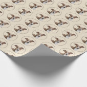 Italiaans grijsheuvelschilderij - Cute Original Do Cadeaupapier (Hoek)