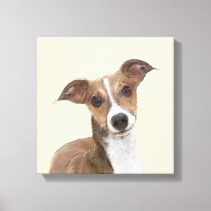 Italiaans grijsheuvelschilderij - Cute Original Do Canvas Afdruk