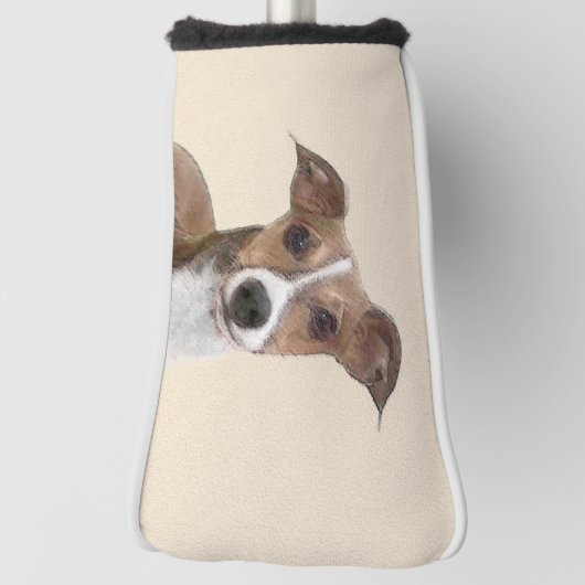 Italiaans grijsheuvelschilderij - Cute Original Do Golfheadcover (Draai 90)