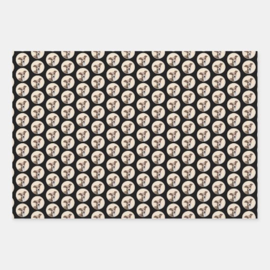 Italiaans grijsheuvelschilderij - Cute Original Do Inpakpapier Vel (Voorkant 3)