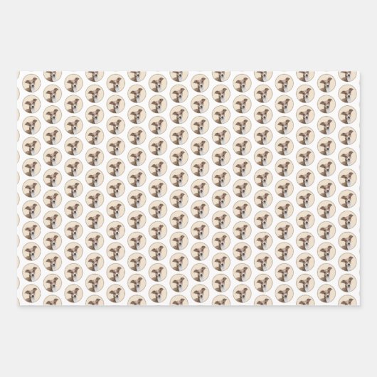 Italiaans grijsheuvelschilderij - Cute Original Do Inpakpapier Vel (Voorkant 2)