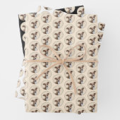 Italiaans grijsheuvelschilderij - Cute Original Do Inpakpapier Vel (In situ)