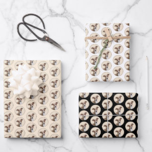 Italiaans grijsheuvelschilderij - Cute Original Do Inpakpapier Vel