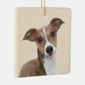 Italiaans grijsheuvelschilderij - Cute Original Do Keramisch Ornament (Rechts)