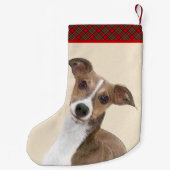 Italiaans grijsheuvelschilderij - Cute Original Do Kleine Kerstsok (Achterkant)