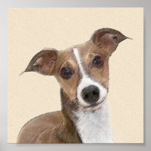 Italiaans grijsheuvelschilderij - Cute Original Do Poster