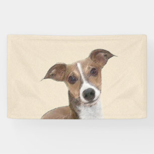 Italiaans grijsheuvelschilderij - Cute Original Do Spandoek