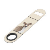 Italiaans grijsheuvelschilderij - Cute Original Do Speed Flessenopener (Voorkant Gekanteld)