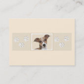 Italiaans grijsheuvelschilderij - Cute Original Do Visitekaartje (Achterkant)