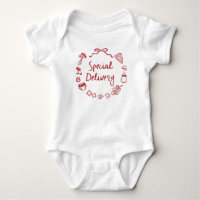 Italiaans Hand getrokken speciale levering Baby sh