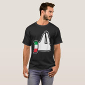 Italiaans HandenGesture Italië Italiano Humor F T-shirt (Voorkant volledig)