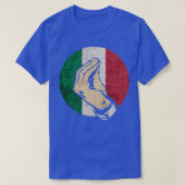 Italiaans handgebaar Sing Language Funny Italië Fl T-shirt (Design voorkant)