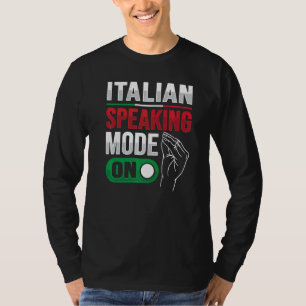 Italiaans handgebaar voor een italië t-shirt