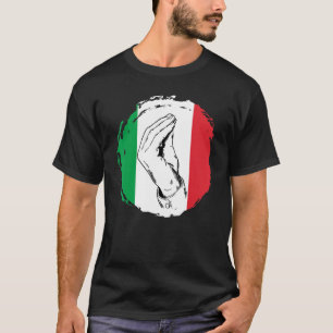Italiaans HandItaliaanse Gesture Italië Italiaanse T-shirt