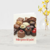 Italiaans Happy Vaderdag Kaart (Gele Bloem)