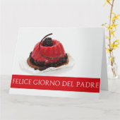 Italiaans Happy Vaderdag Kaart (Gele Bloem)