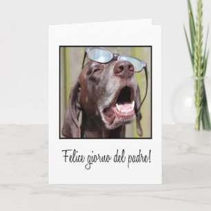 Italiaans Happy Vaderdag Kaart