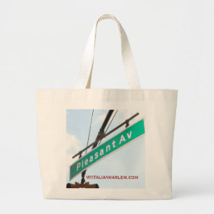 Italiaans Harlem Grote Tote Bag