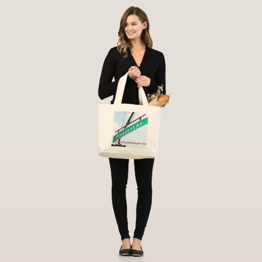 Italiaans Harlem Grote Tote Bag (Voorkant (model))