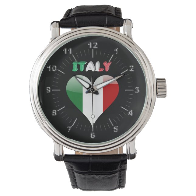 Italiaans hart horloge (Voorkant)
