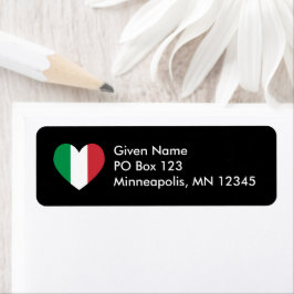 Italiaans Hart Label