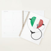 Italiaans Hart met Stethoscoop Healthcare Planner (Display)