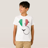 Italiaans Hart met Stethoscoop Healthcare T-shirt