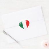 Italiaans hart sticker - Cuore Italiano (Envelop)