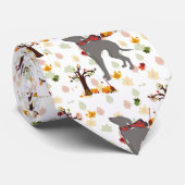 Italiaans Herfst Mannen Stropdas (Opgerold)