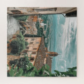 Italiaans heuveldorp boven Rolling Hills Legpuzzel (Horizontaal)