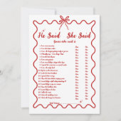 Italiaans Hij zei dat ze Vrijgezellenfeest spelkaa Aankondiging (Voorkant)