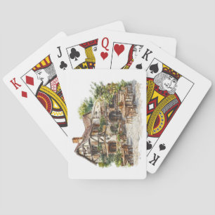 Italiaans huis speelkaarten