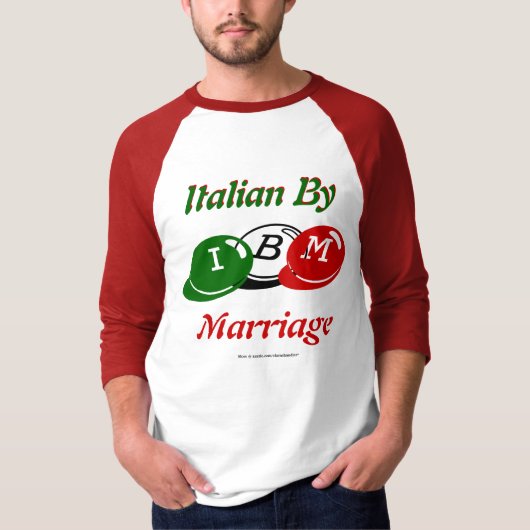 Italiaans huwelijk t-shirt (Voorkant)
