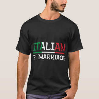 Italiaans huwelijk t-shirt