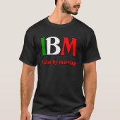 Italiaans huwelijk t-shirt (Voorkant)
