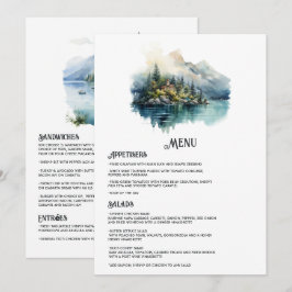 Italiaans huwelijksfeest aan het Comomeer Menu