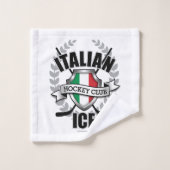 Italiaans Ice Hockey Bad Handdoek (Wasdoekje)