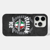 Italiaans Ice Hockey Case-Mate iPhone Case (Achterkant (horizontaal))